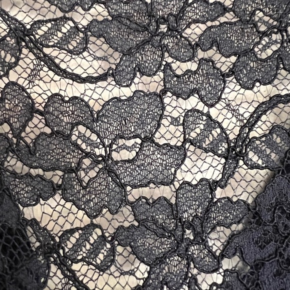 Lace midi short sleeve dress with slip - Picture 5 of 11